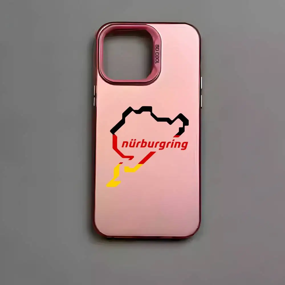 Multicolor Matte Laser Metallic Aurora Cool Car Racing Phone Case