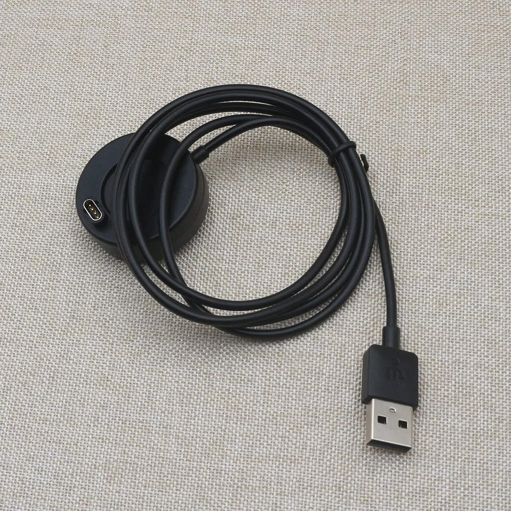 Universal Smartwatch Charger Dock with USB Charging Cable and Data Sync Station