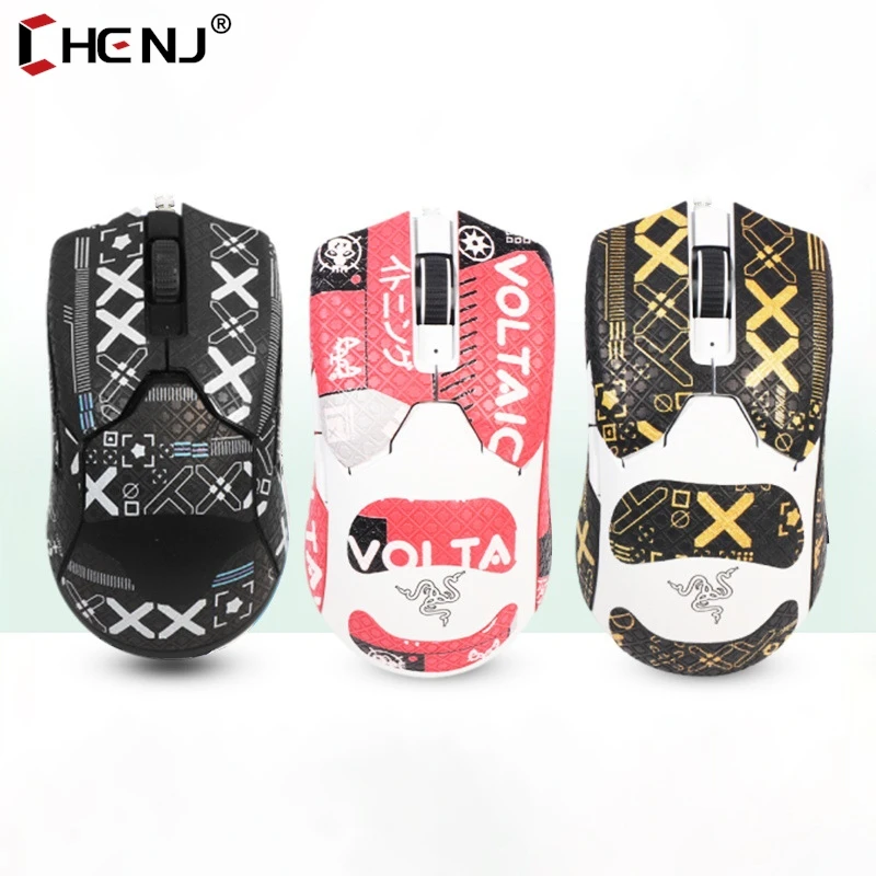 Mouse Grip Tape Skate Handmade Sticker Antiscivolo Suck Sweat Per Razer Viper Ultimate V2 Pro Mini Wireless Mouses