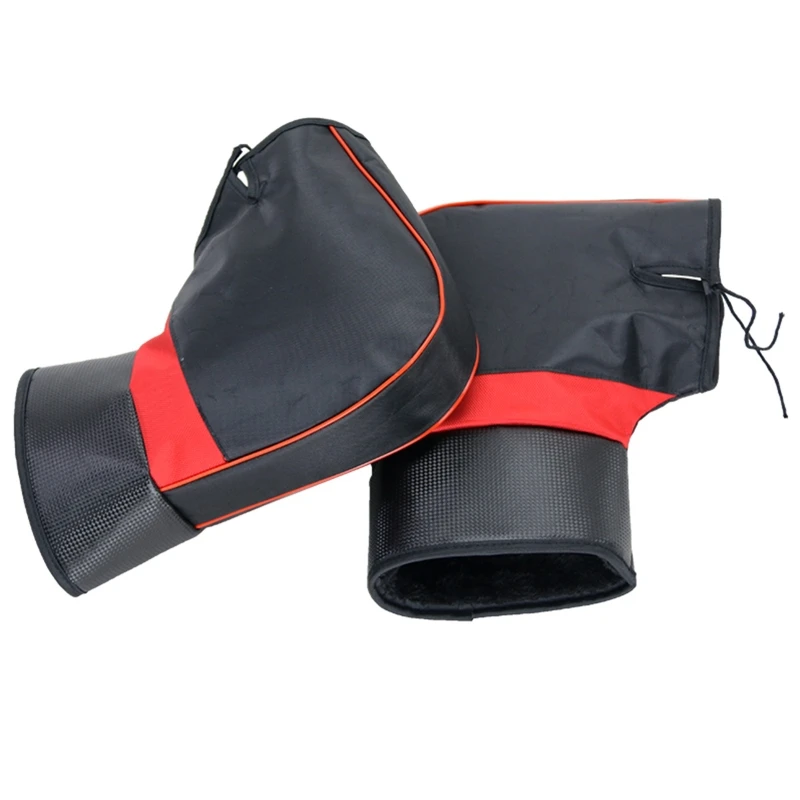 

Bike Handlebar Mitts Winter Cold Weather Mittens Gloves Rainproof Unisex Bicylce Hands Warmer Cover for Mountain Cycling F19A