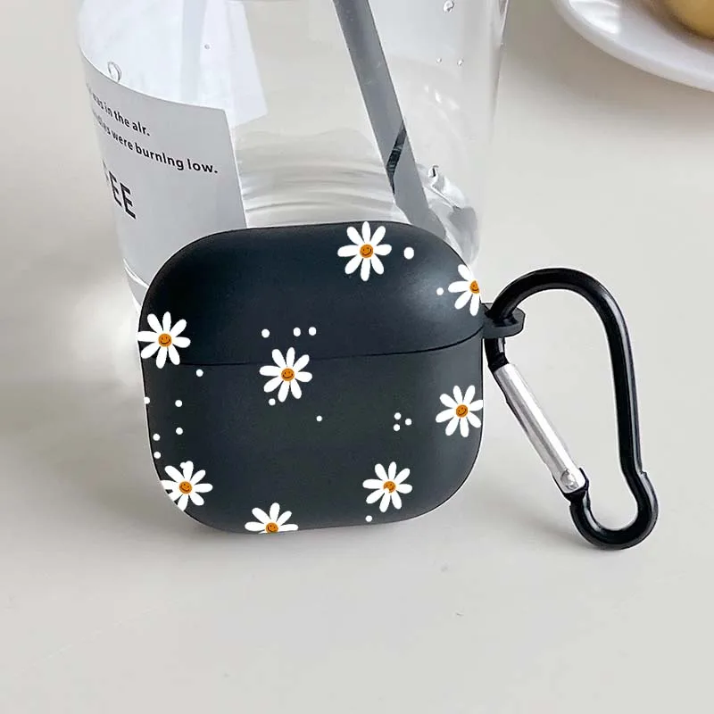 Black TPU Protective Case for AirPods with Bluetooth and Hook