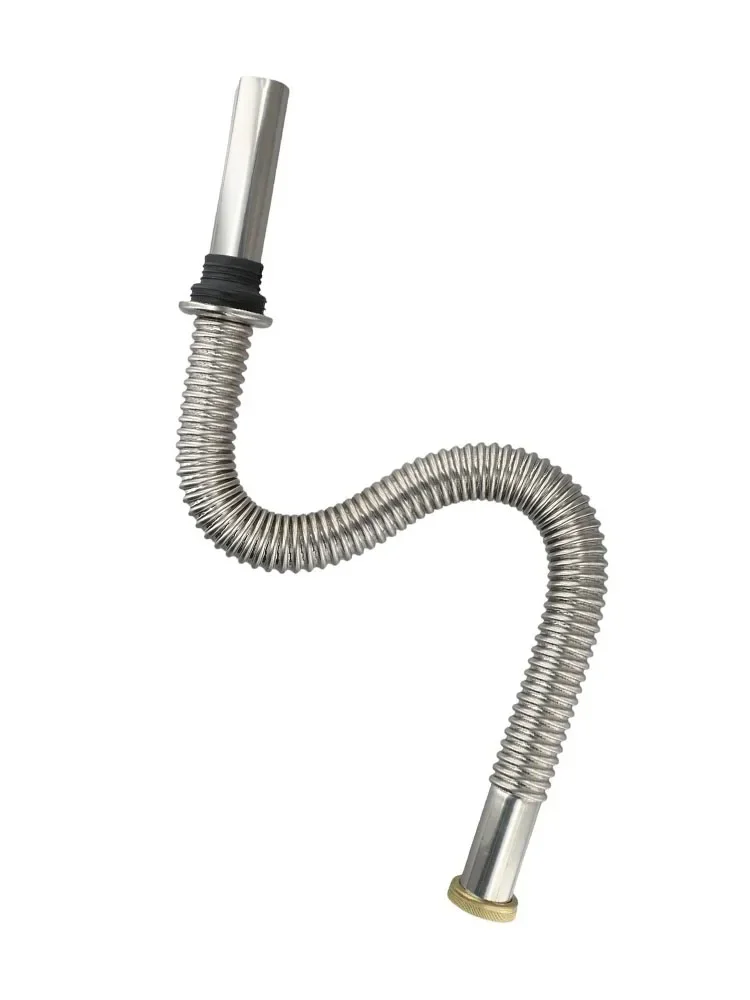 Stainless Steel Kitchen Sink Drain Pipe 1 1/4" Long Plug For Sink Drain Sewer Plumbing Washbasin Kitchen Accessories