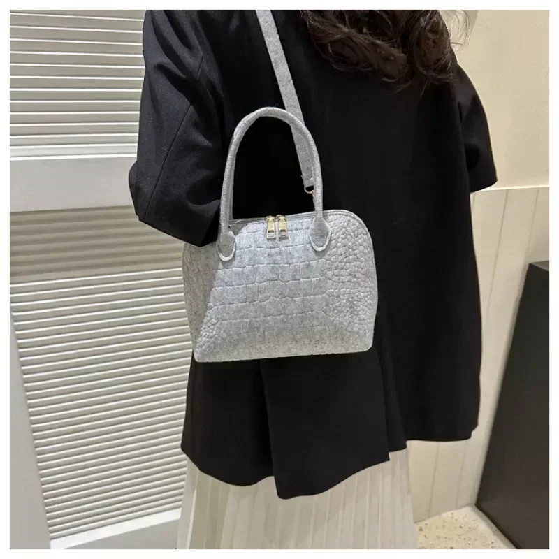 Bolsa tiracolo de lazer para mulheres, bolsa simples, bolsa de ombro, nova moda, primavera, 2023