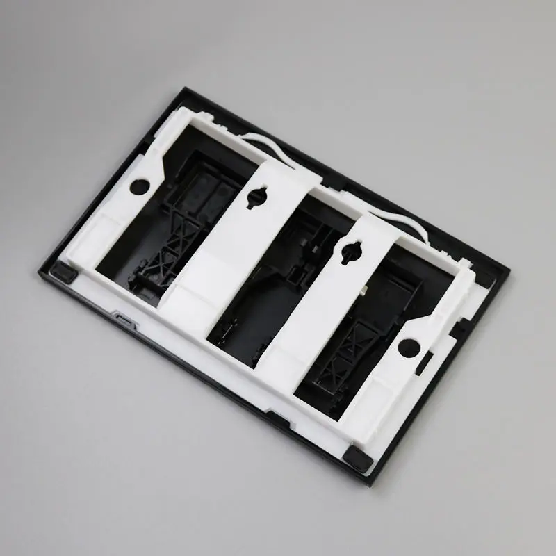Concealed Water Tank Toilet Flush Plate, Matte Black Toilet Button