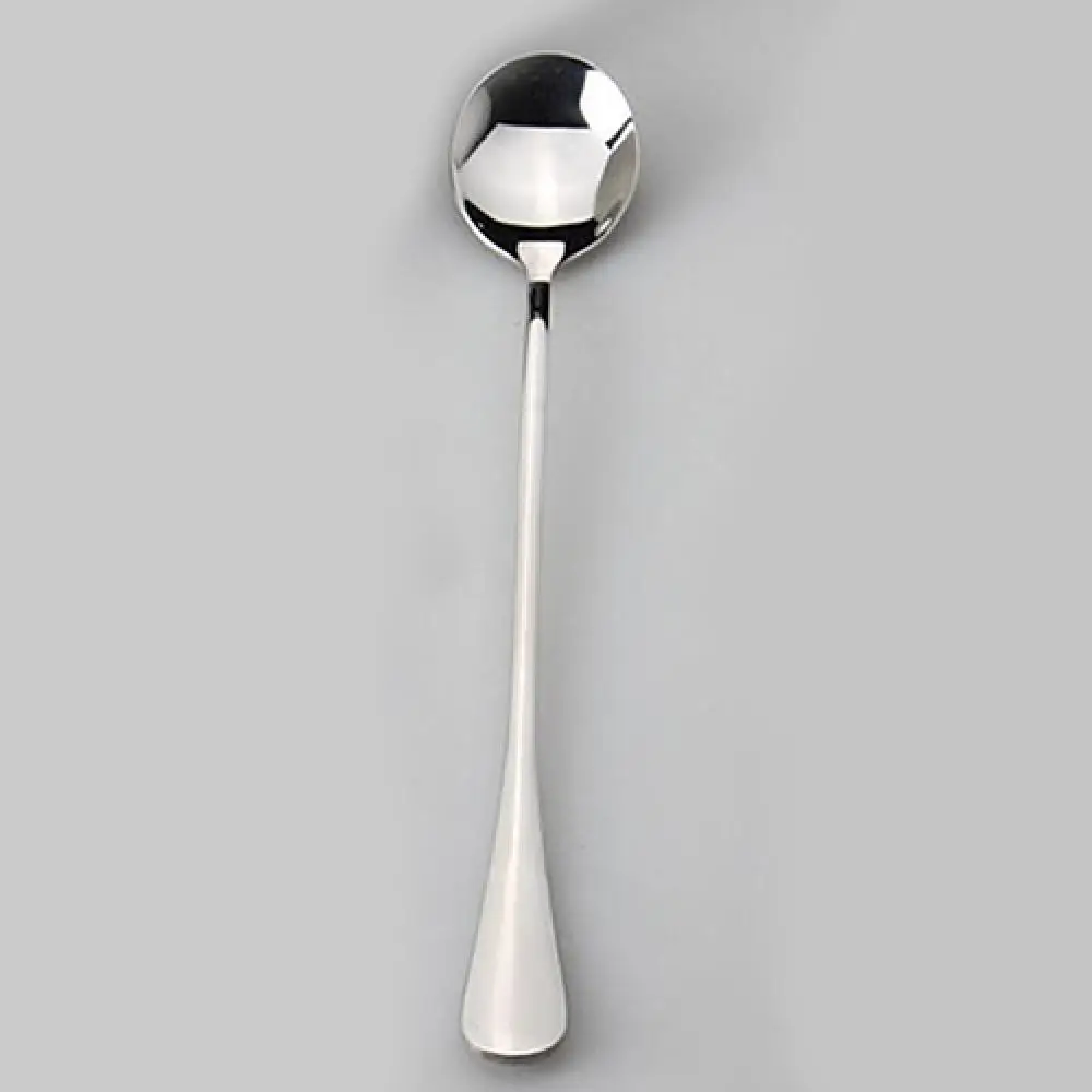 4 Pcs Coffee Spoons Stainless Steel Flavoring Spoon Honey Ice Cream Dessert Stirring Tool Long Handle Home Kitchen Bar Supplies