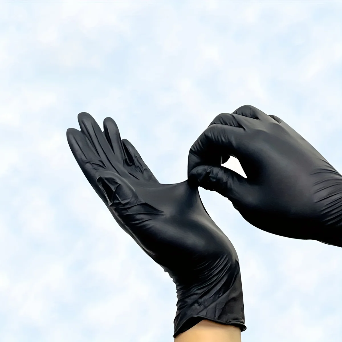 Durable Nitrile Gloves 100pcs Waterproof Anti-static for Kitchen Car Tattoo Hair Dyeing Cleaning Supplies & Hou disposable nitrile gloves disposable gloves
