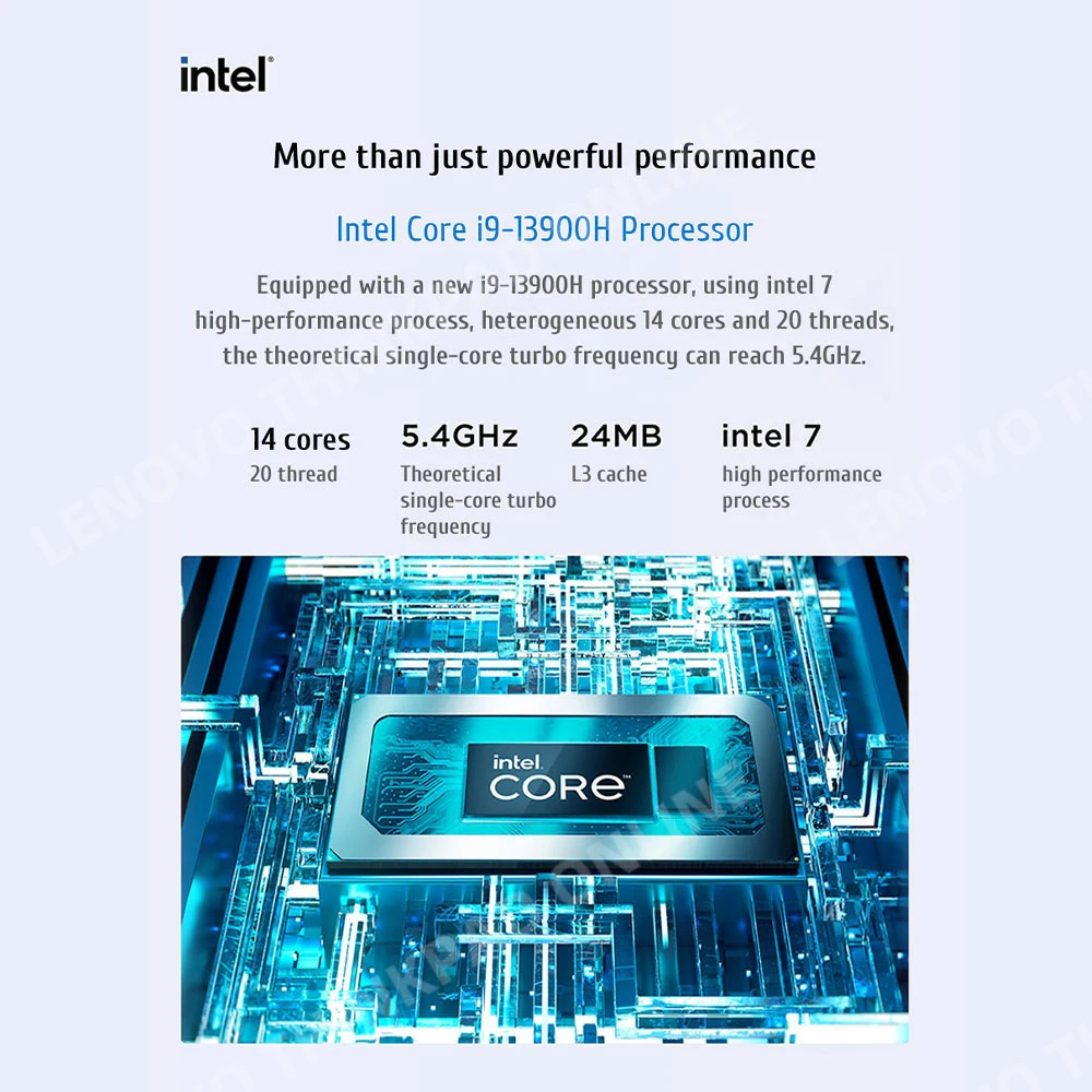 Lenovo Legion Y9000X E-sports Gaming Laptop Intel Core i9-13900H 32G RAM 1T SSD/RTX 4060/4070 Graphics 16 Inch 165Hz Notebook PC 3