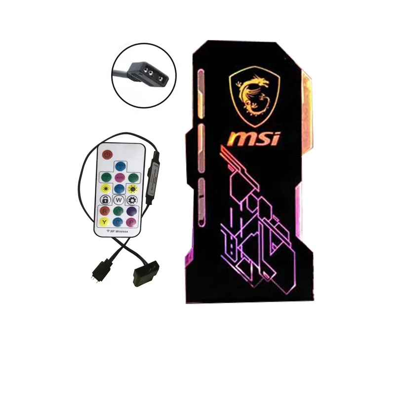 Barrow GPU Holder Vertical VGA Bracket Customize Video Card Support 5V ARGB 3Pin AURA SYNC MOD Graphics Card Holder GPU Stand GPU Bracket