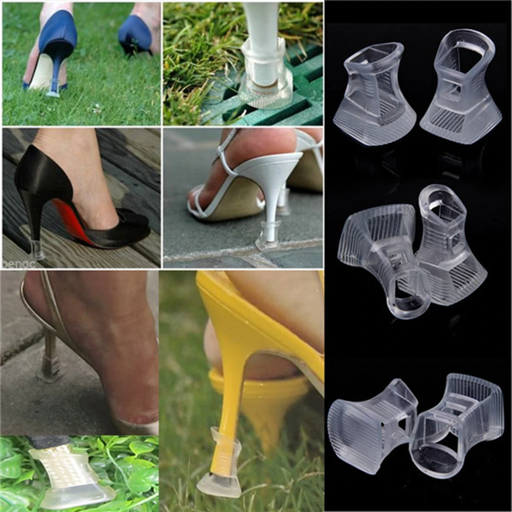 50 Pairs/Lot Classical Heel Stopper High Heeler Antislip Silicone Heel Protectors Stiletto Covers For Bridal Wedding Party Favor