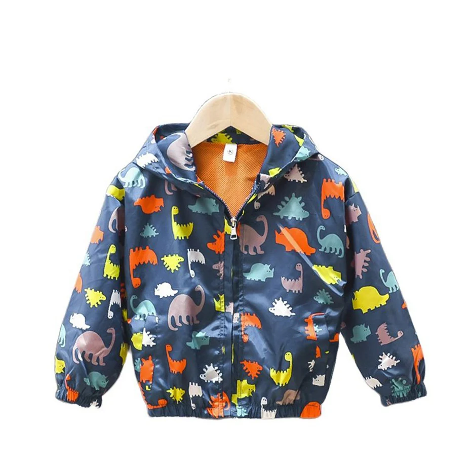 Kids Jackets Dinosaurs Pattern For Boys