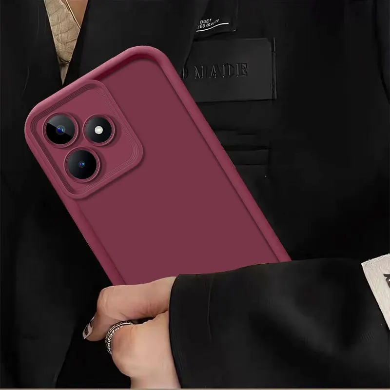 Matte Anti-Drop Soft Silicone Bumper Phone Case - Full Protection Cover