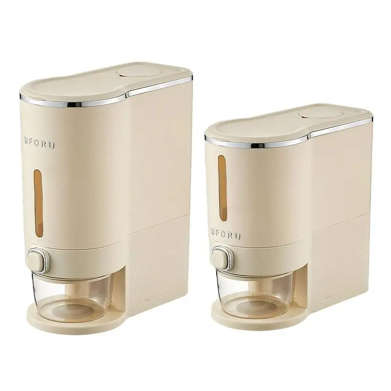 

Sealed Rice Bucket Food Container Bin With Cup Sealed Rice Bucket Dry Food Dispenser For Cabinets Cupboard Refrigerators Pantry