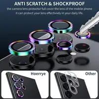 9H Tempered Glass 3D Camera Lens Protector For SamsungGalaxy S23 Ultra Camera Lens Glass For Phone Lens Accessories - Image 2