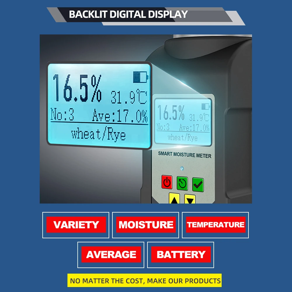 MG-pro Grain Moisture Meter for 25 Kinds Grains