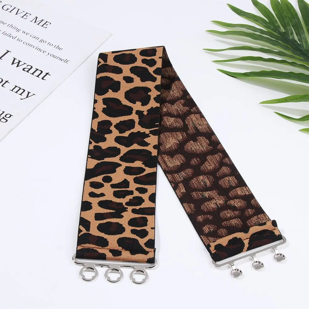 Fashion Stretch Casual Dress Cummerbands Wide Elastic Belt Metal Buckle Waistband Waist Band