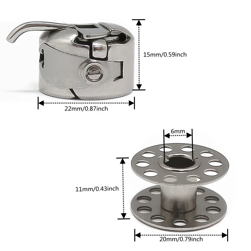 50 Bobine Vuote Per Macchina Da Cucire - Compatibili Con Brother, Singer, Janome E Altre, Con Scatola Portabobine - Foto 2