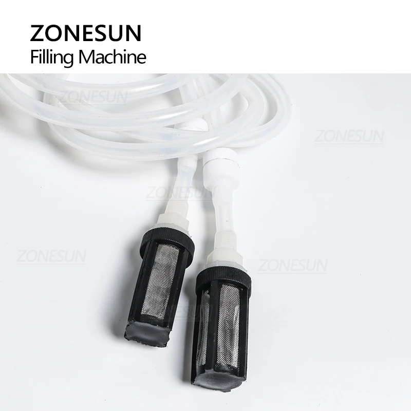 Liquid Filling Machine Filling Machine ZONESUN Electric Liquid Filling Machine 2 Head Diaphragm Pump Pedal Control Bottle Filler Vinegar Beverages Juice Milk Cosmetics