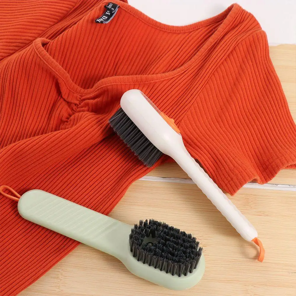 Household Cleaner Tools Liquid Shoe Brush Shoe Clothing Board Brush Soap Dispenser Cleaning Clothes Plastic