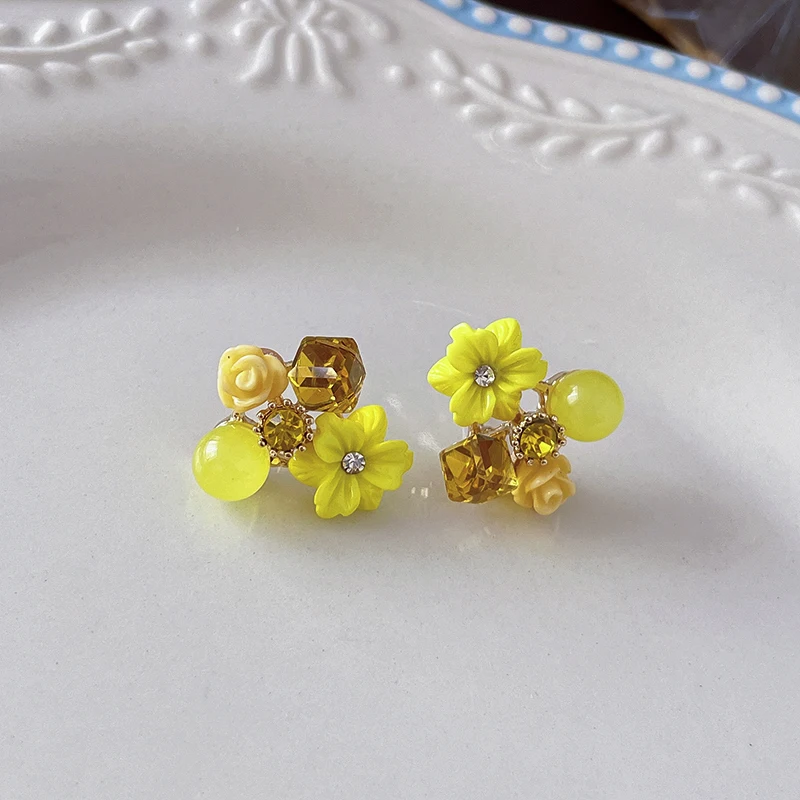 Earrings Showcasing Material Quality