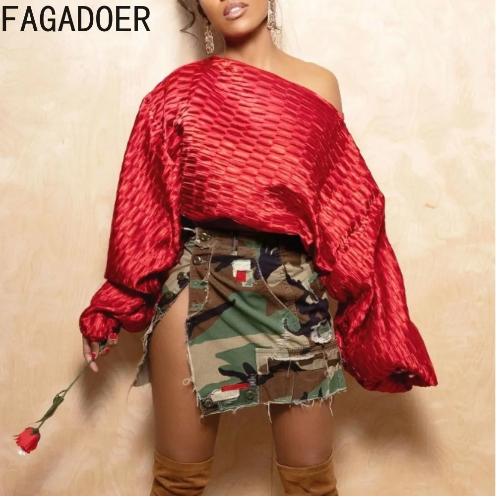 FAGADOER Camouflage Print Sexy Y2k Skirts 2024 Summer High Waist Side Slit Buttons Patchwork Mini Skirts Fashion A Line Faldas adyce new arrivals women white long sleeve bodycon bandage celebrity party dress sexy hollow out buttons club runway dress 2024