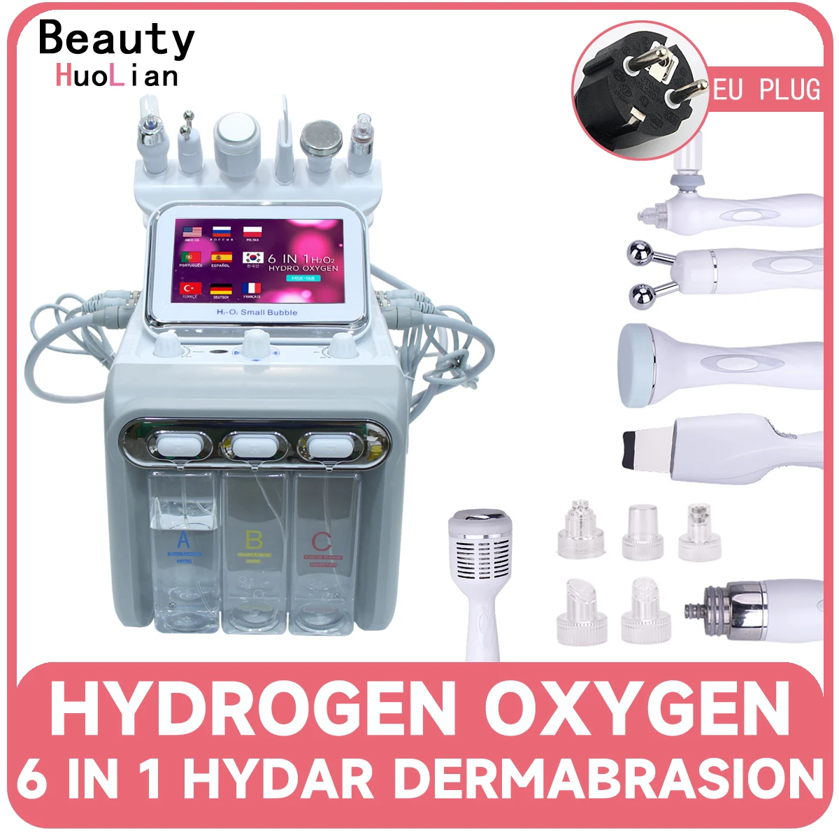 【6IN1】ハイドラフェイシャル　6ヘッド new in フェイシャルジェット,6-in-1,フェイシャルスキンケア