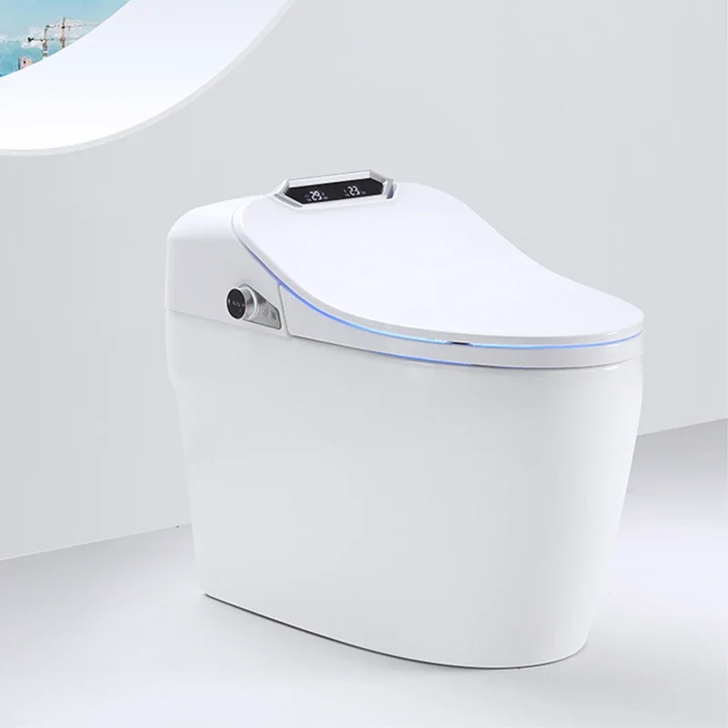 

North american style automatic operation flushing bathroom intelligent wc toilets sanitary ware electric smart toilet
