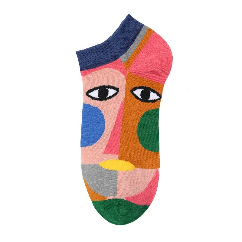 Men's Novelty High-Quality Geometric Fruit and Sushi Patterned Fashion Socks