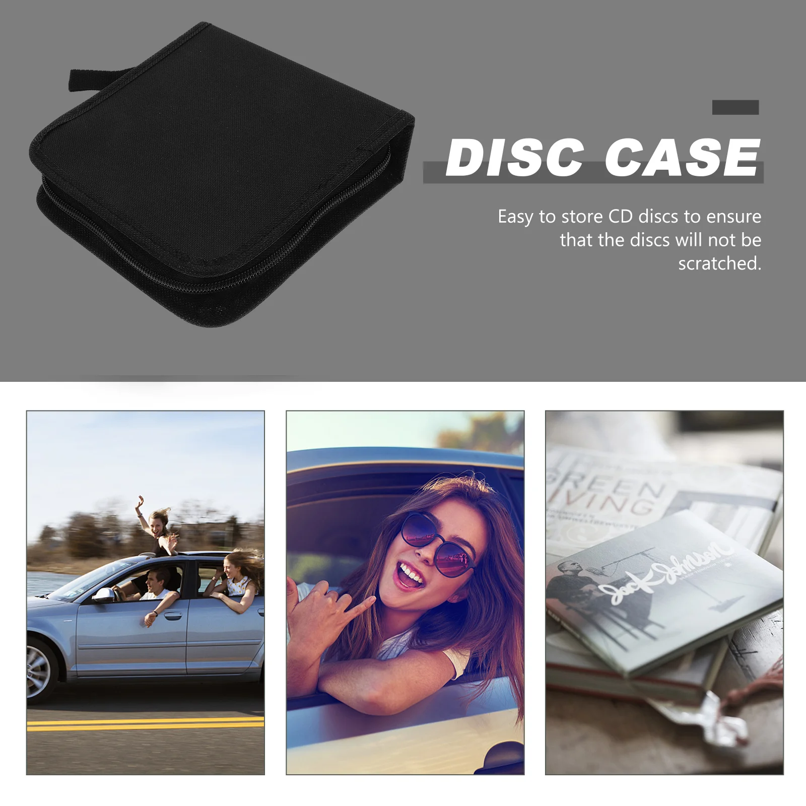 80 Pieces Cd Binder Dvd Case Holder ganizer Cd Storage Case Non Woven Polypropylene Travel Box Cd Bag Blue With Zipper Closure