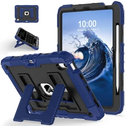 Rugged Shockproof Kids - Friendly Tablet Protective Cover - iPad mini 6(8.3inch) (Navy blue - black)