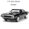 1/32 Fast and Furious 8 DodgeWar Horse Metal Car Model Toys Alloy Diecast Vehicle Models High Simulation Toys Boy's Gift Rebound 1