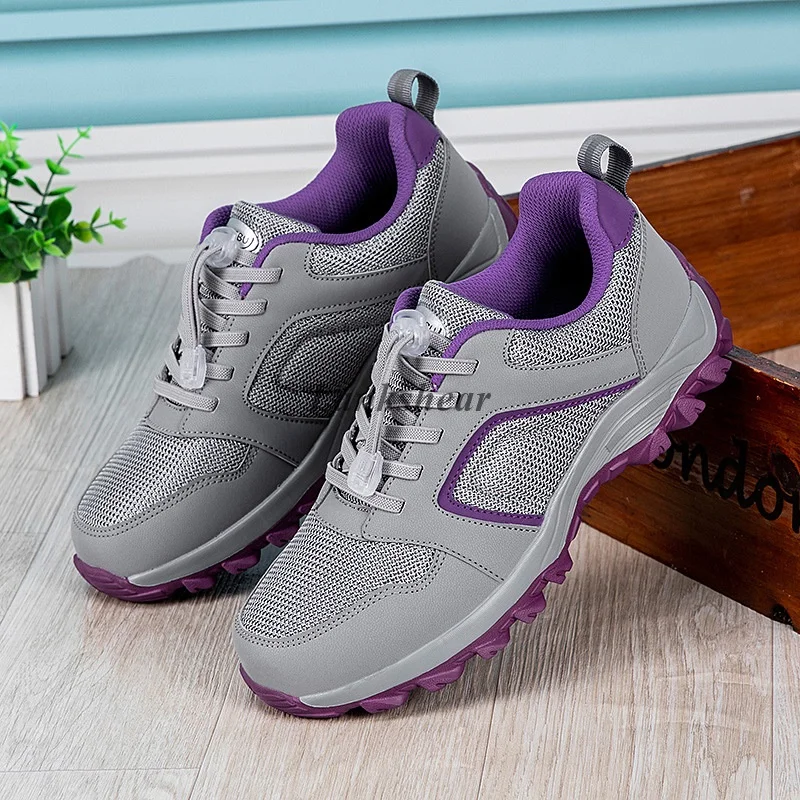 

2022 spring and summer walking shoes middle-aged and elderly sports shoes light soft bottom mother shoes breathable casual shoes
