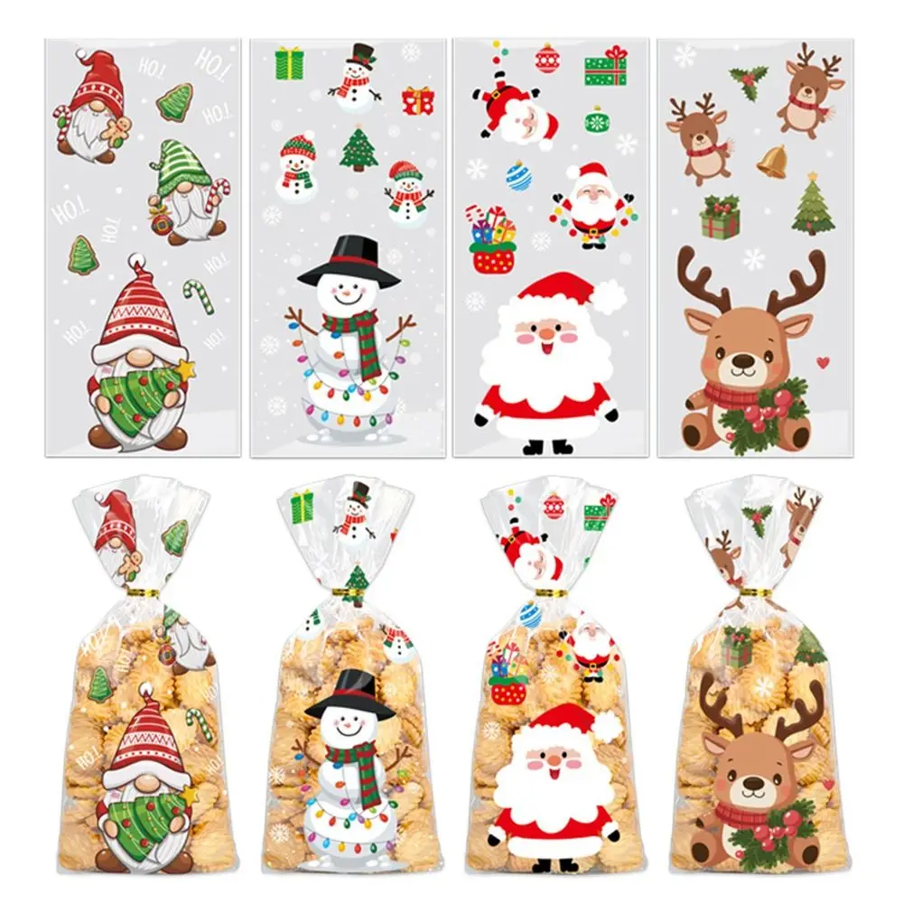 Plastic Christmas Party Supply Bags for Gift Packaging