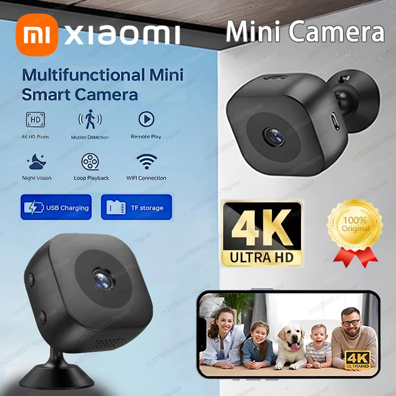 Mini Camera Xiaomi 4k Wifi Smart Home Surveillance