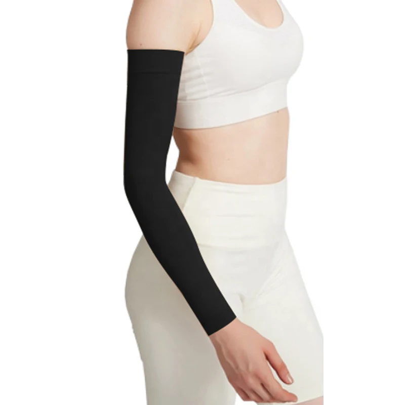 

1Pcs Medical Compression Arm Sleeve Postoperative Lymphedema Anti-UV Arm Stretch Sports Basketball Volleyball Breathable Sleeves