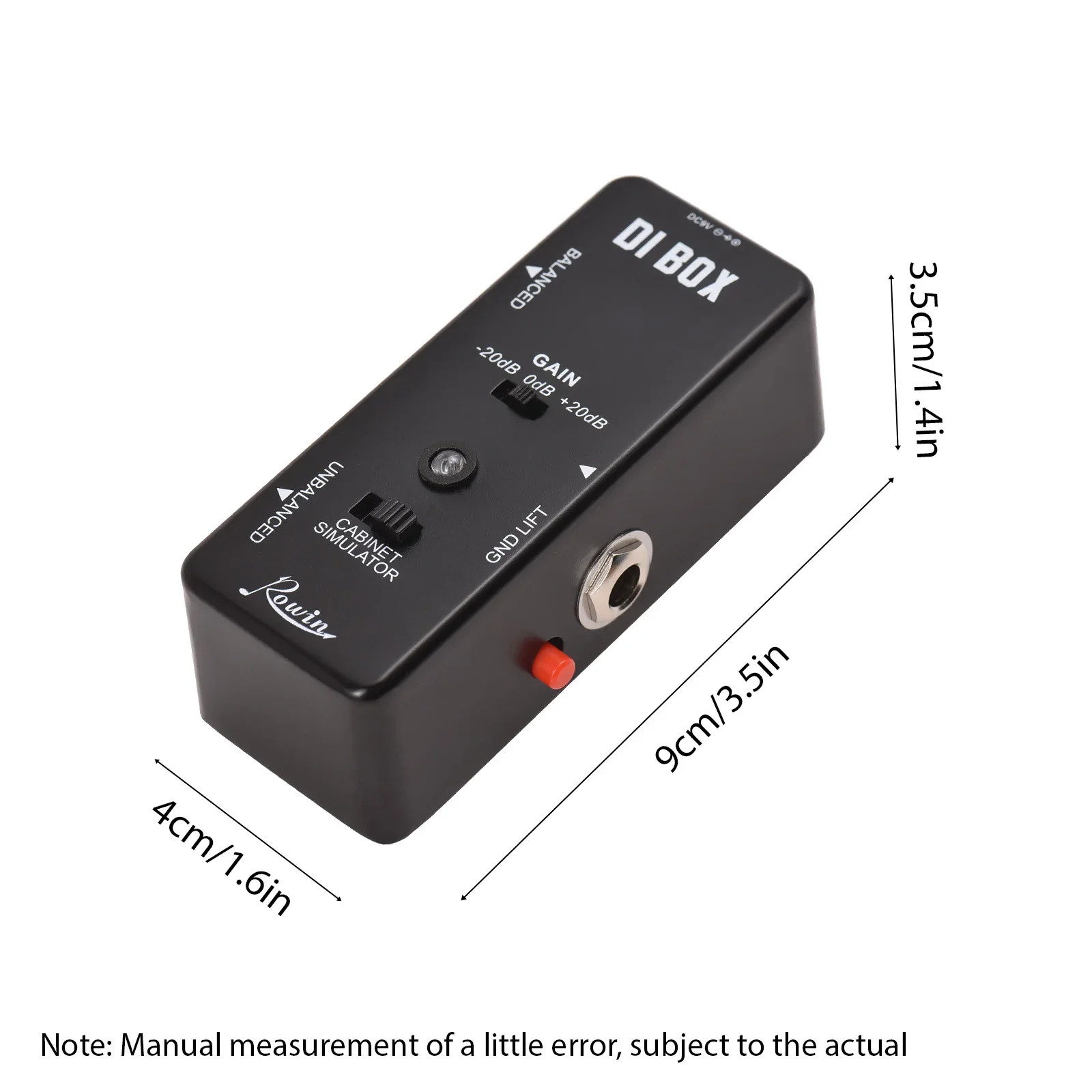 ローイン直接入力ボックスペダル、ディスマートギター