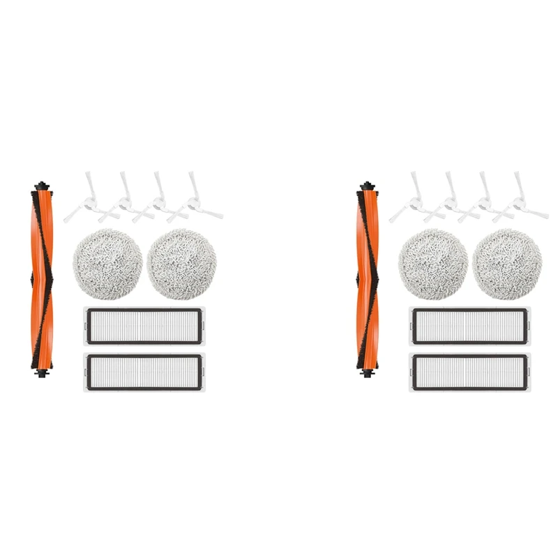 

18X Mop Main Side Brush Filter For Xiaomi STYTJ06ZHM Accessories For Mijia Pro Self Cleaning Robot Vacuum Cleaner Parts