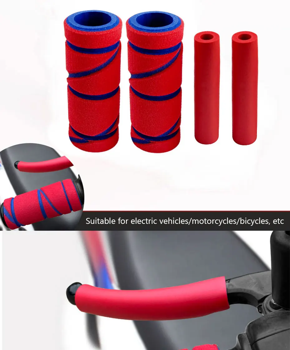 BLALION 4 Teile/satz Motorrad Lenker Griff Universal Griff Bar Abdeckung Bremse Kupplung Hebel Weichen Schwamm Schaum Griffe Abdeckung Moto Grip – Detail 8