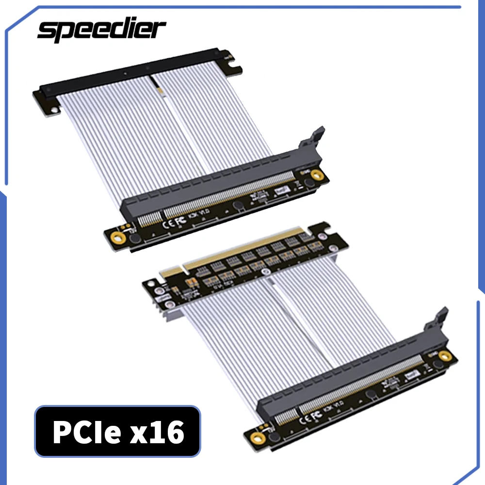 

2023 New Single / Double Reverse Riser PCI-E 4.0 5.0 X16 Graphics Cards Extension Cable K33JK-SI K33QK-SI for A4 ITX