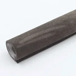 Luxurious Self - Adhesive Suede Microfiber Velvet Fabric for Interior Decor and DIY Crafts (Black brown)
