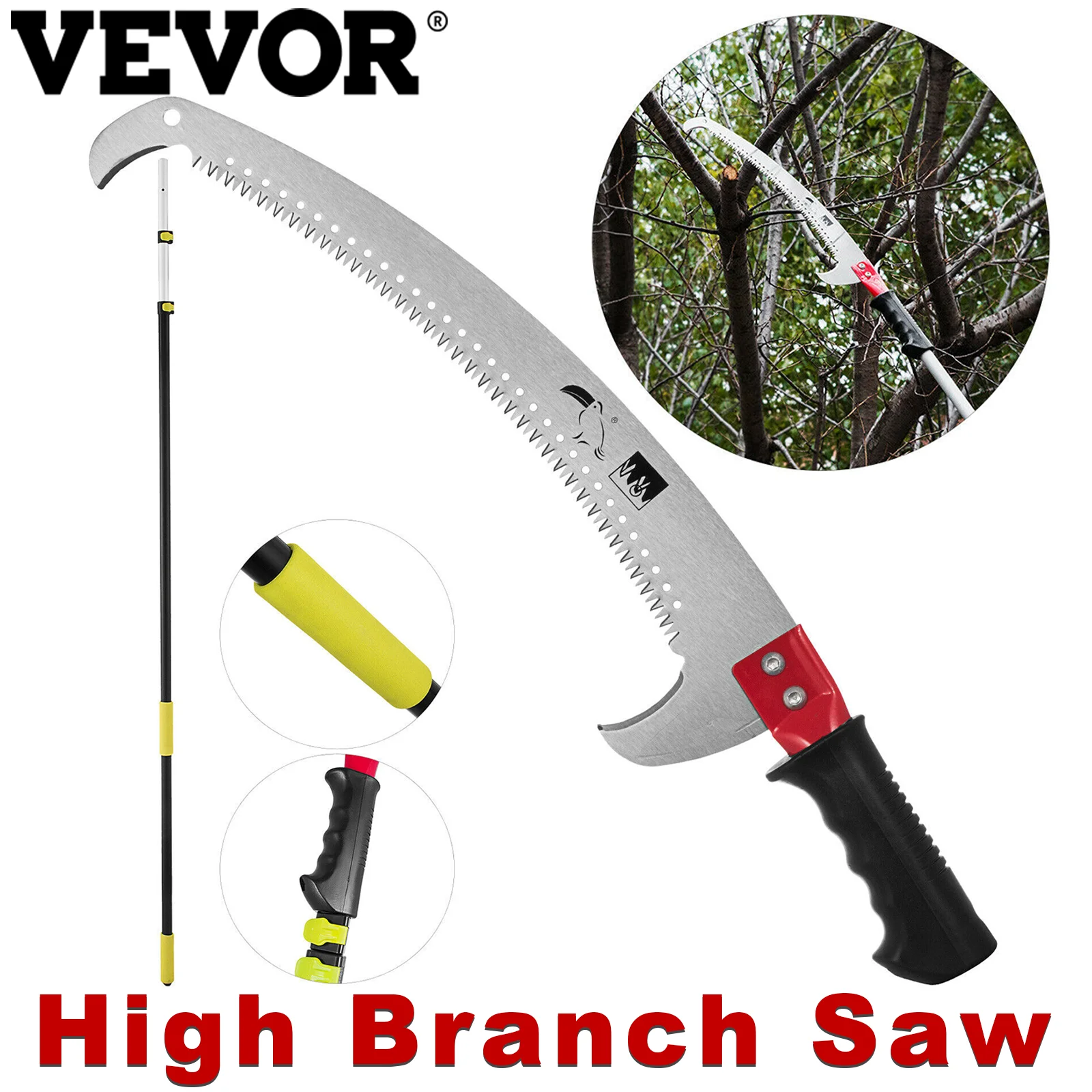Garden Steel Alloy Trimming Saw Outdoor Portable Hand Chain Saw 