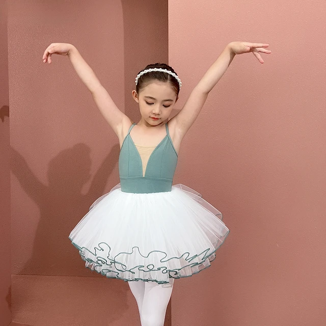 Malla Body Tutú, Traje De Bailarina, Disfraz Niña