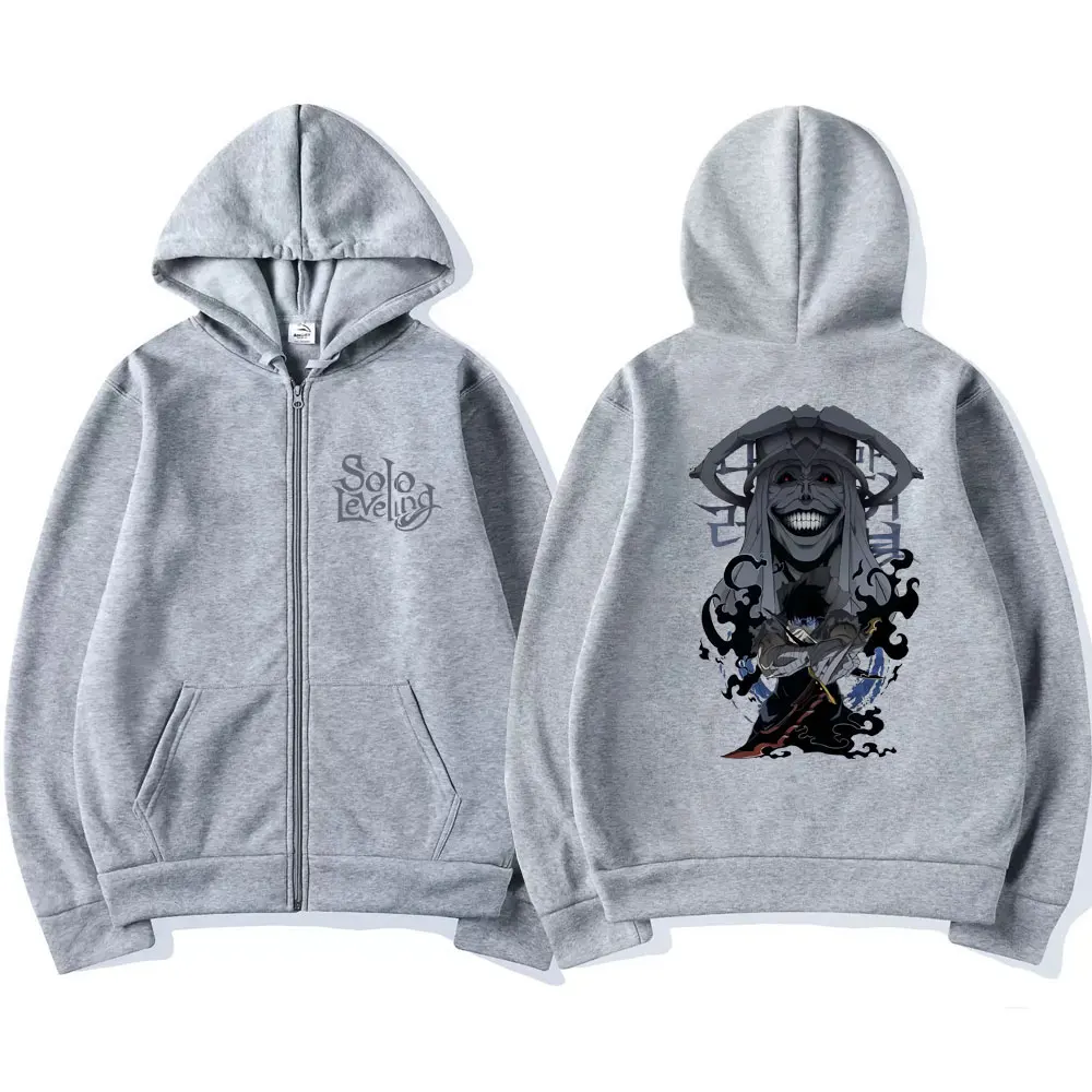 Easwisa Anime Solo Leveling Hoodie - Sung Jin Woo 3D Druck Pullover Unisex - Harajuku Sweatshirt