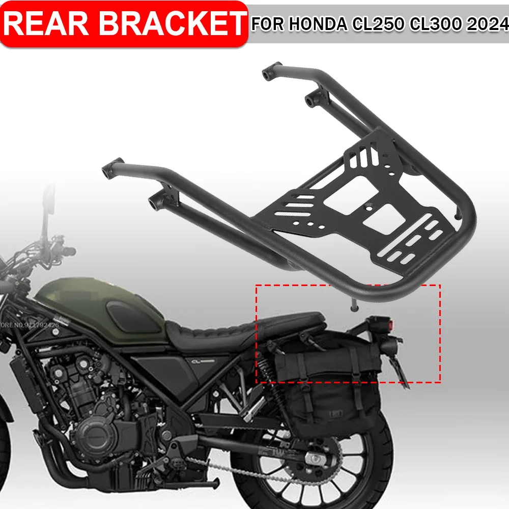 Portapacchi Posteriore Portapacchi Per Moto Top Case Box Support Tail Cargo Shelf Staffa Per Honda Cl250 Cl300 Cl500 Scl500 2023 2024
