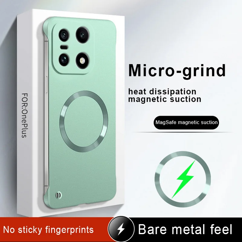 Ultra-Thin MagSafe Magnetic Phone Case with Slim Bezels and Camera Protection
