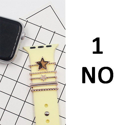 For apple watch band Diamond Jewelry Charms for samsung Galaxy watch 4/Classic for amazfit Bracelet Strap Accessories