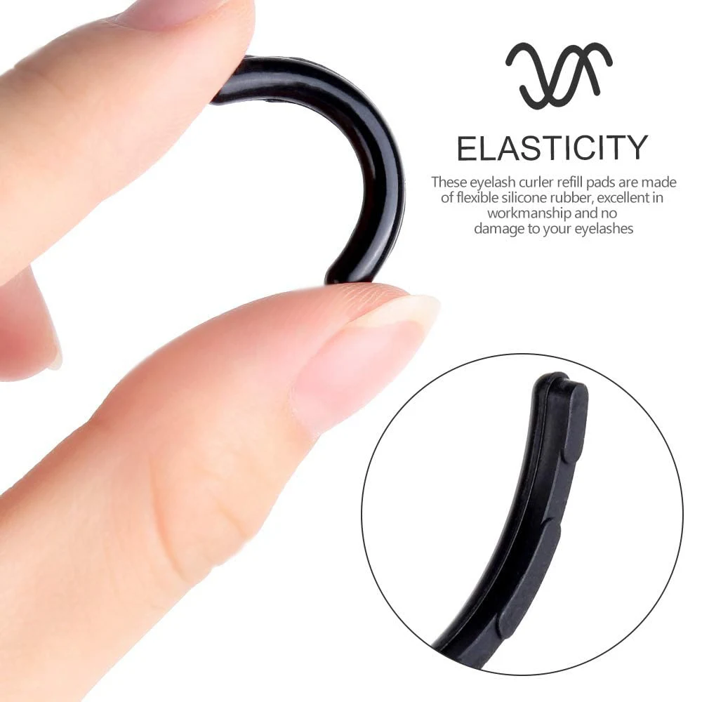 Eyelash Curler 10/20/50/pcs Replacement Eyelash Curler Refill Silicone Pads Makeup Tool Accessories