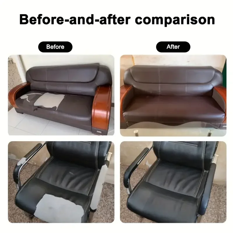 Description Picture 6 of itemMax 300 X 40CM Self-adhesive Leather Repair Patch for Car Seat Repair Interior Sofa Chair Faux Genuine Leather Sticker Patches