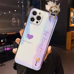Gradient Color Wrist Strap Phone Case - Galaxy A21s (615)