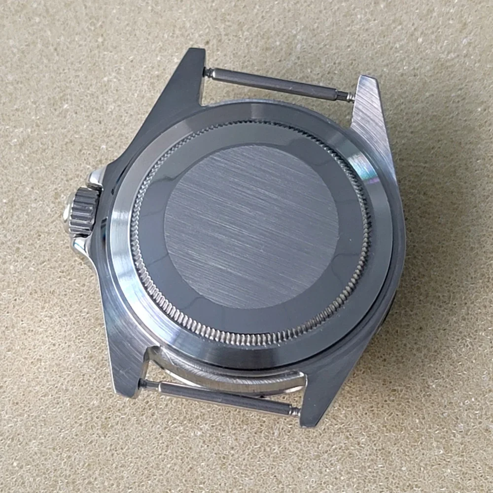 39mm 스틸 시계 케이스 사파이어 돋보기 유리 NH34/NH35/NH36 무브먼트 남성용 시계 부품 용 수정 시계 액세서리