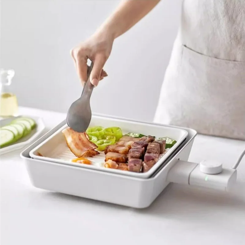 220V Multi-functional Cooking Pot for Home Use 1200W Roasting and Shabu-shabu All-in-one Pot Electric Hotpot 3